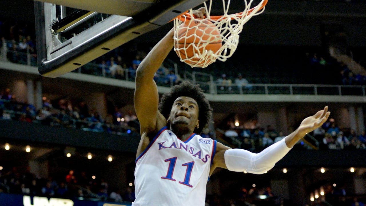 Jackson's 22 points push No. 5 Kansas past UAB 83-63
